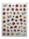 Colorful Maple Leaf Nail Stickers #2