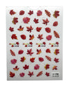 Colorful Maple Leaf Nail Stickers #3